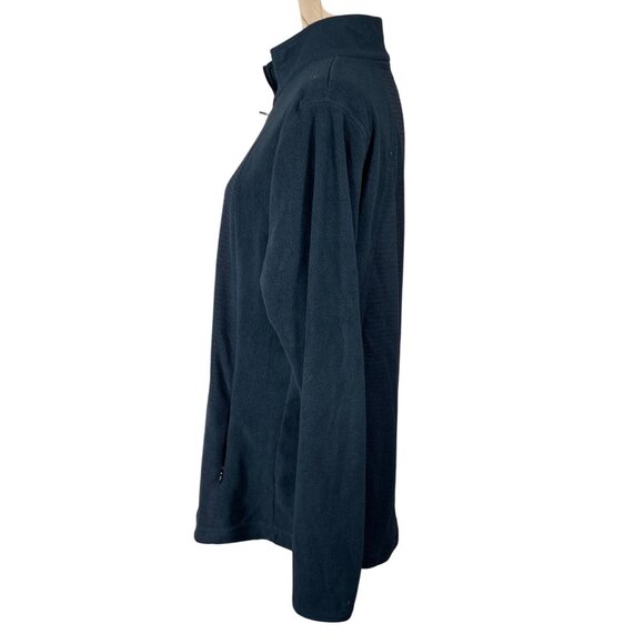 2 BCG Fleece 1/4 Zip Pullover Sweatshirt Size XL Black Cream Women's Athletic - Picture 7 of 11